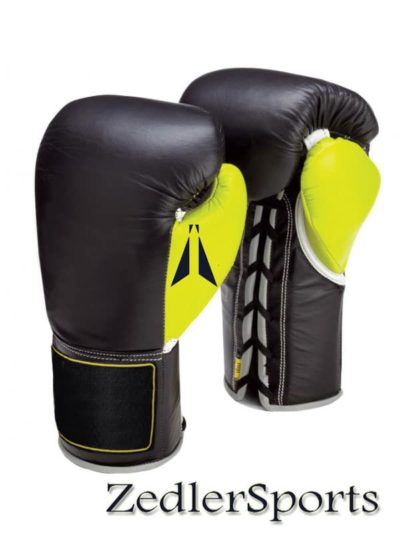 Muay-thai-style-boxing-gloves-black/Yellow