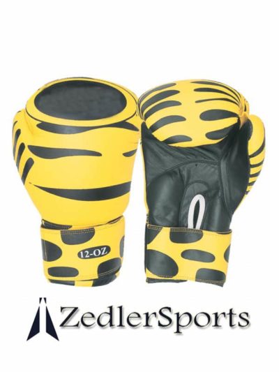 Boxing Gloves Yellow/black custom print