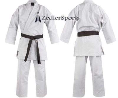 Adult White Adult kumite Karate Suit 8oz