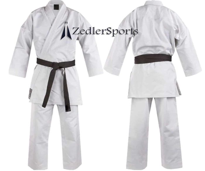 Adult White Adult kumite Karate Suit 8oz
