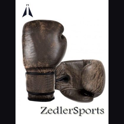 Pro Training Boxing Gloves, Custom Leather — custom made by Zedler Sports